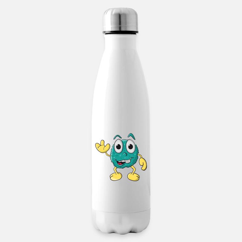 Drôle de monstre - Bouteille isotherme - blanc