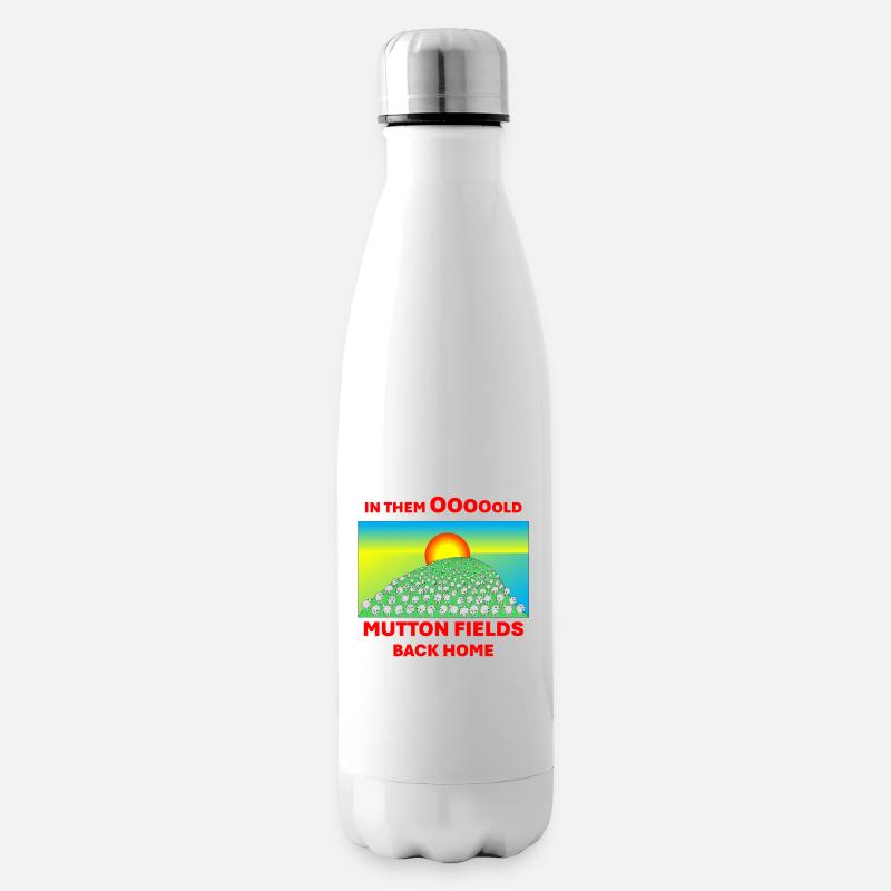 Champs de mouton - Bouteille isotherme - blanc