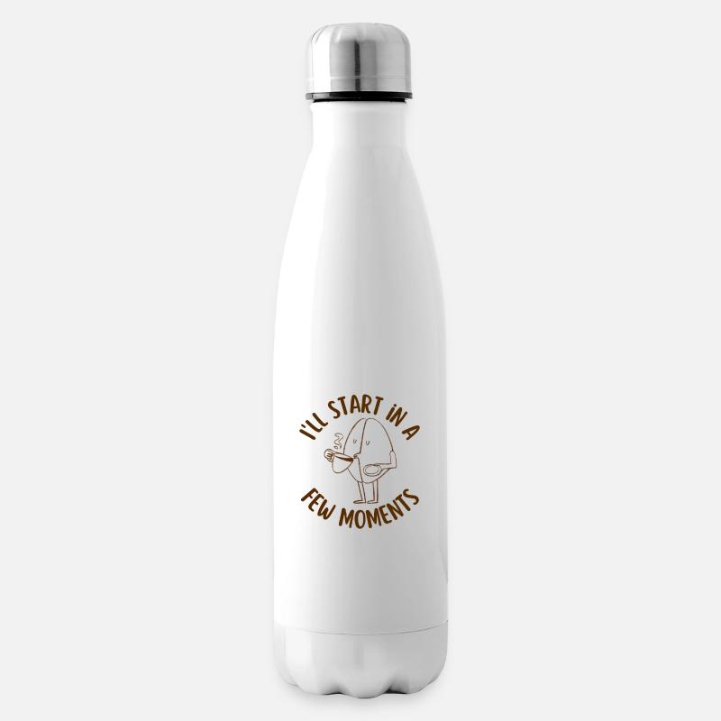 Coffee addict  - Bouteille isotherme - blanc