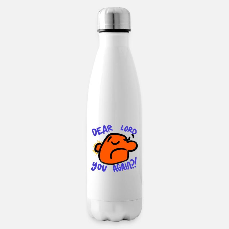 Lieber Herr. Du schon wieder?! - Isolierflasche - Weiß