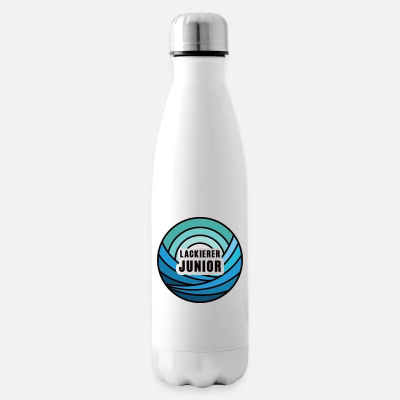 Lackierer Junior Kind Nachwuchs Nachfolger Azubi - Isolierflasche - Weiß