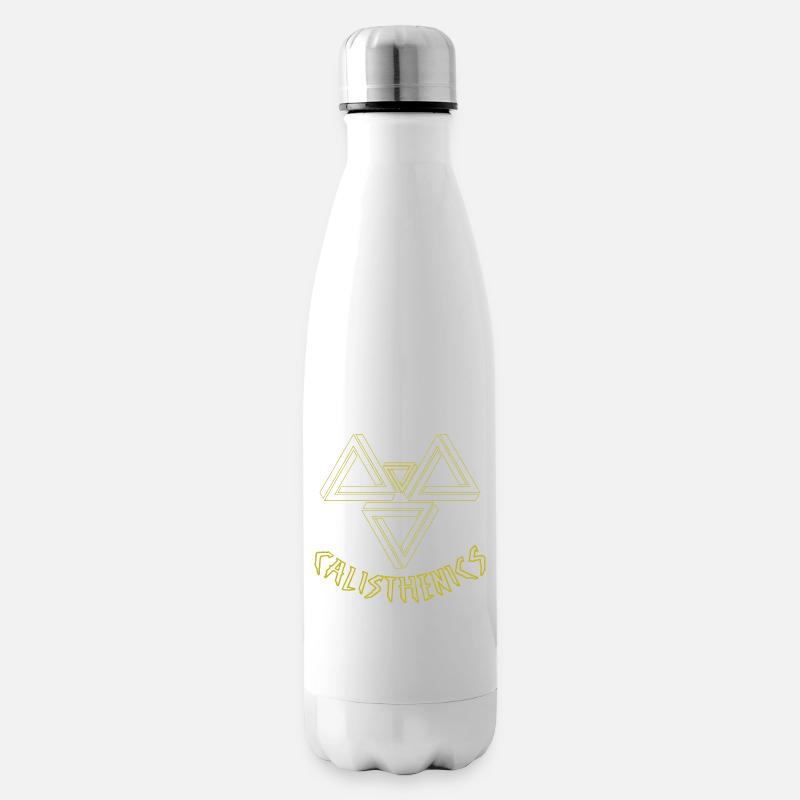 Bodybuilding-Geschenkidee - Isolierflasche - Weiß