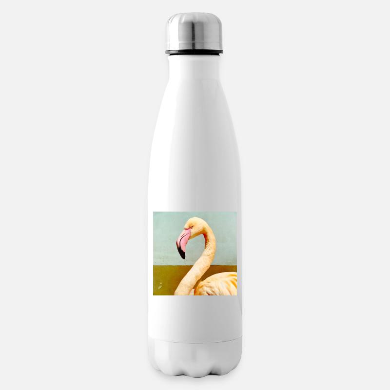 Flamingo  - Isolierflasche - Weiß
