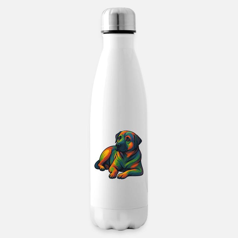 Hund-Kangal - Isolierflasche - Weiß