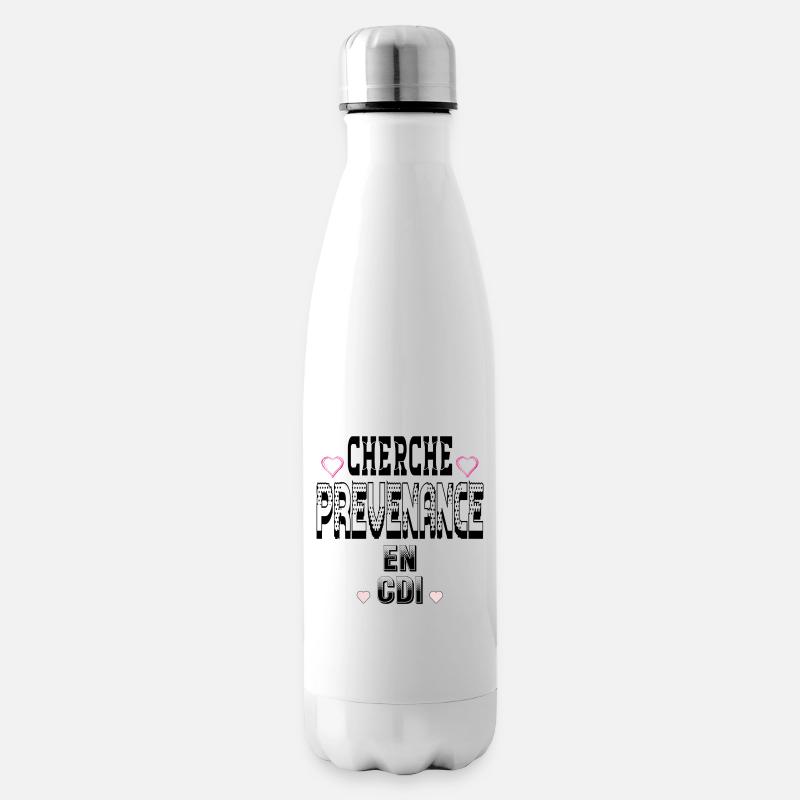 Looking for Thoughtfulness on a permanent contract - Insulated Water Bottle - white