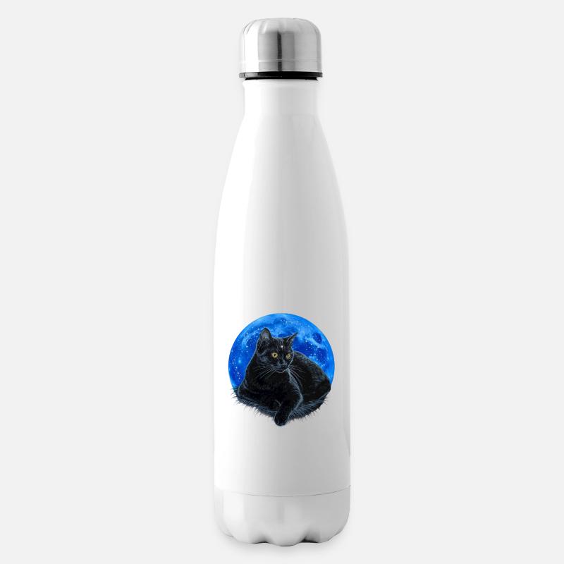 Sternkatze. - Isolierflasche - Weiß