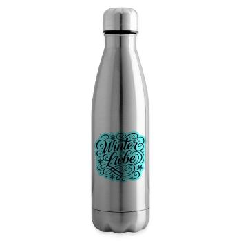 Winter Liebe Herz Winterlich - Isolierflasche - Lightsilver - Rechts