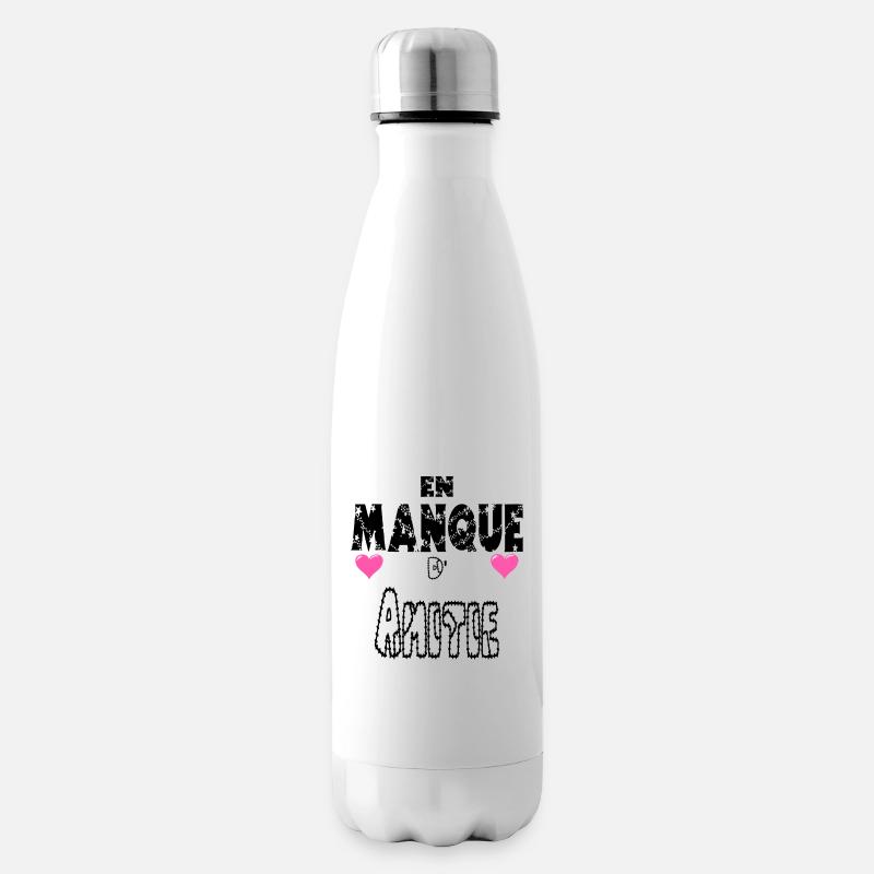 Braucht Freundschaft - Isolierflasche - Weiß
