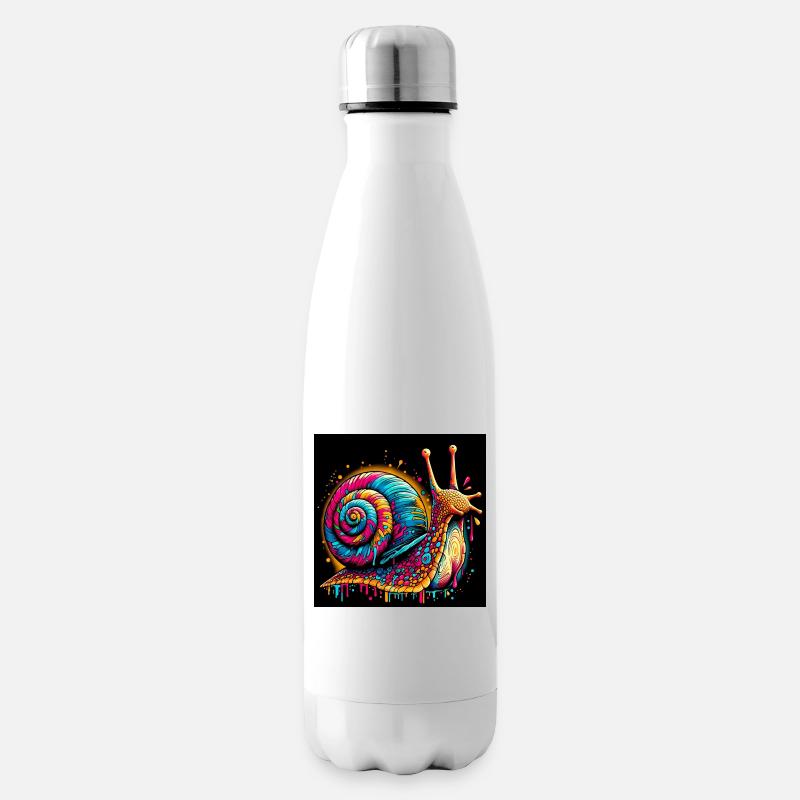 Schnecke - Isolierflasche - Weiß