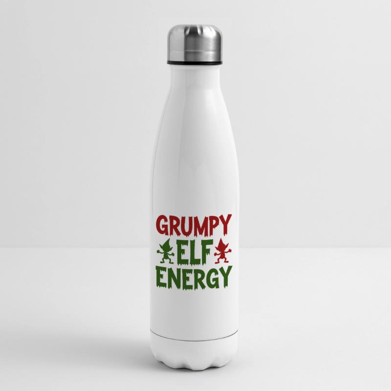 Grumpy Elf Energy Grumpy Imp Insulated Water Bottle