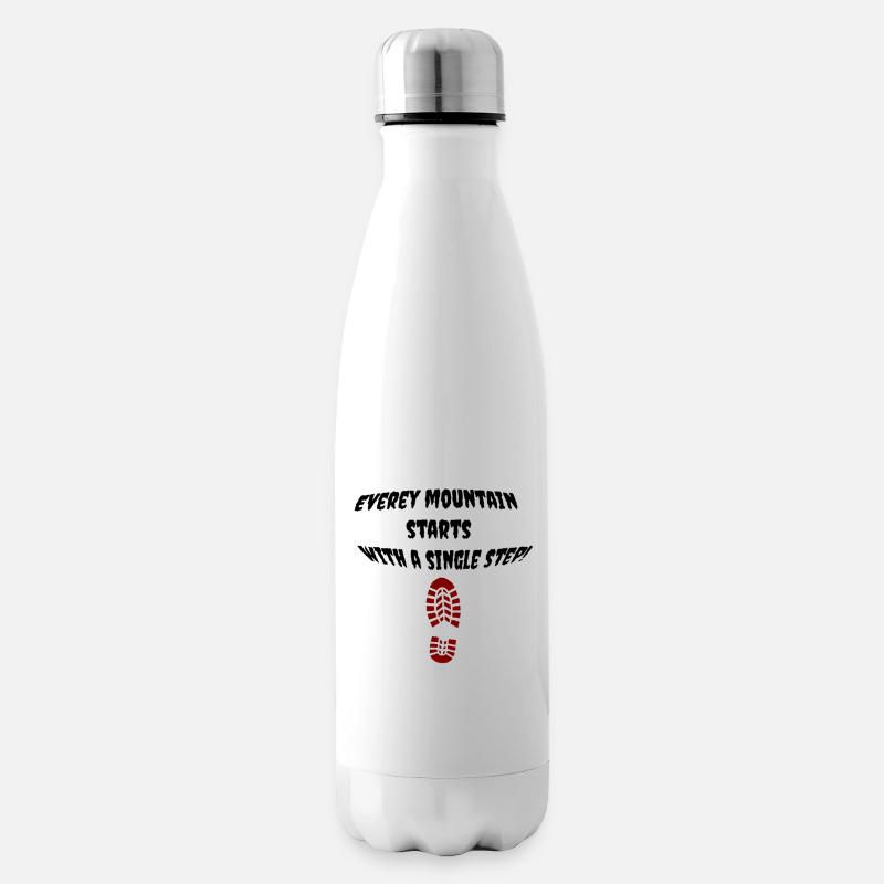 first_step - Insulated Water Bottle - white