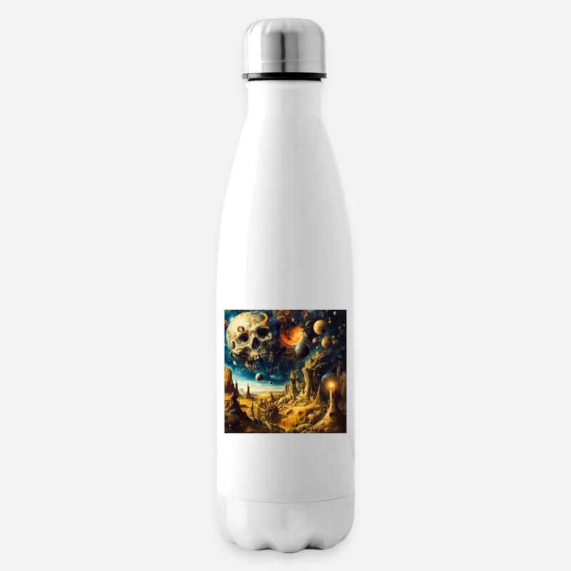 Kosmische Skelettlandschaft - Isolierflasche - Weiß