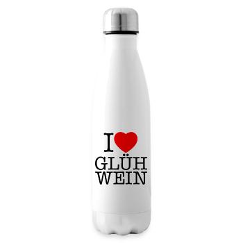 i love Gluehwein Weihnachten - Isolierflasche - Weiß - Rechts