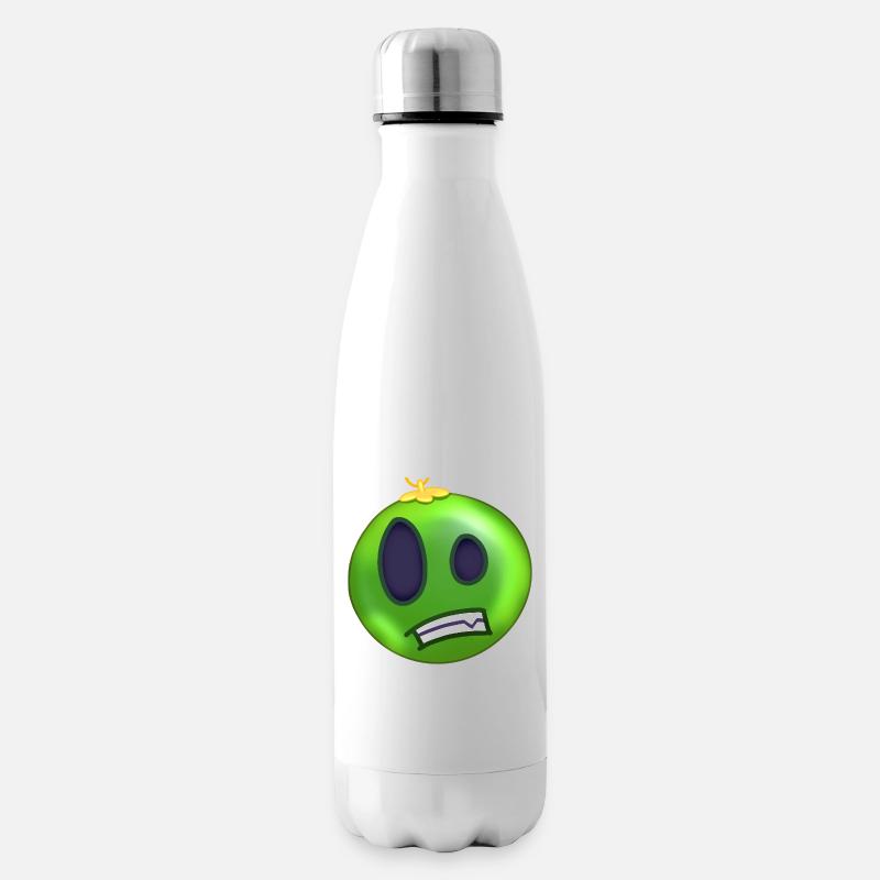 Boule de Noel Vert Anxieux Lime - Bouteille isotherme - blanc