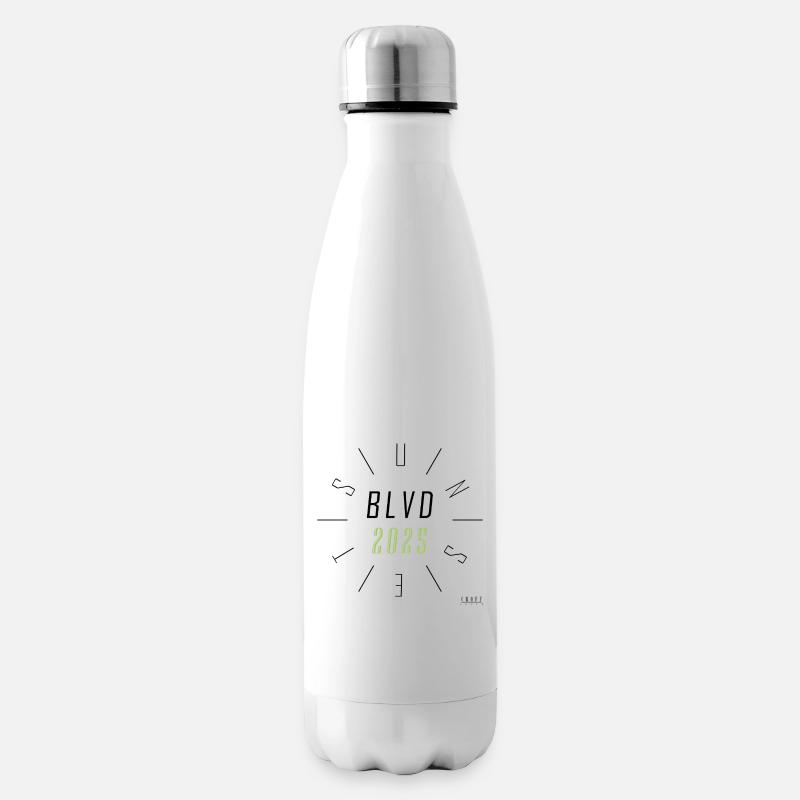 Coucher de soleil BLVD 2025 - Bouteille isotherme - blanc