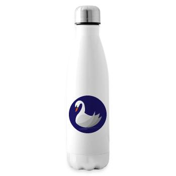 Schwan - Isolierflasche - Weiß - Rechts
