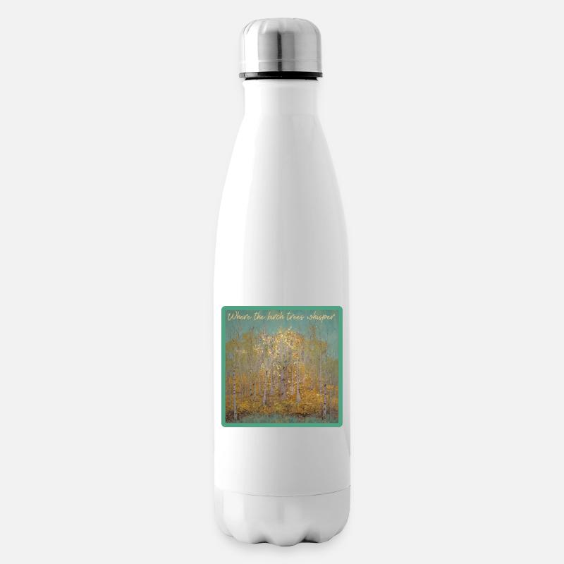Là où murmurent les bouleaux - Bouteille isotherme - blanc