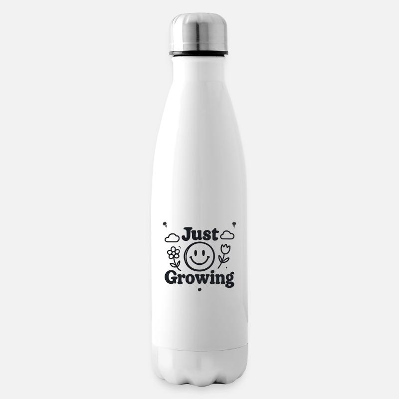 Juste grandir - Bouteille isotherme - blanc
