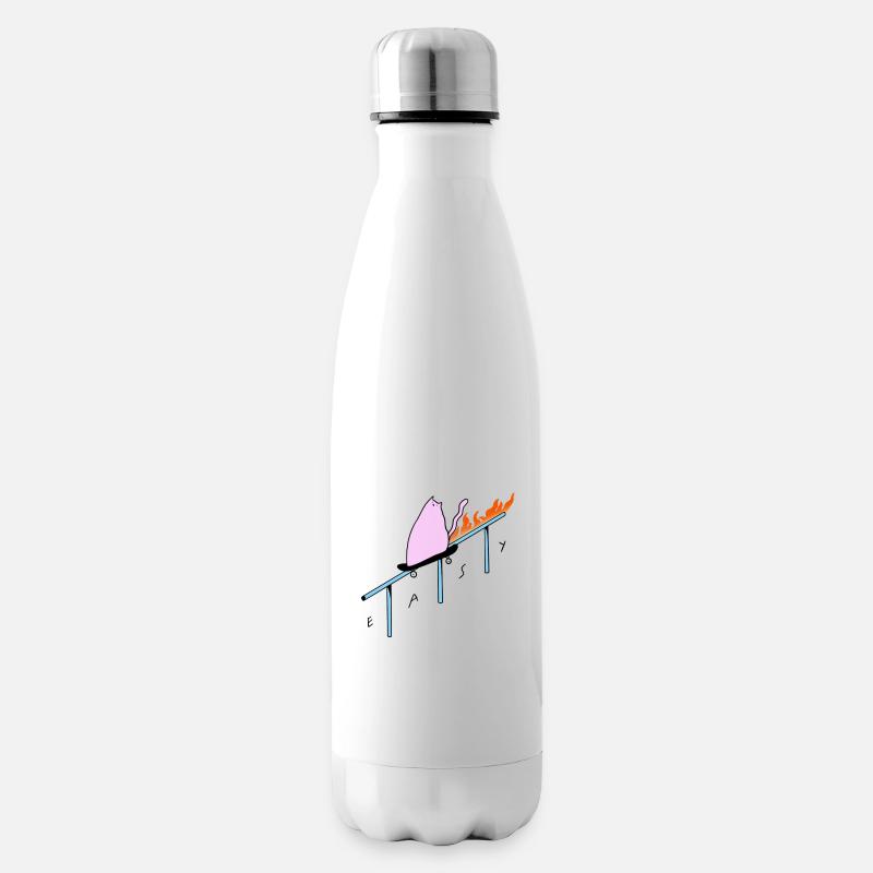 Easy_Cat - Isolierflasche - Weiß