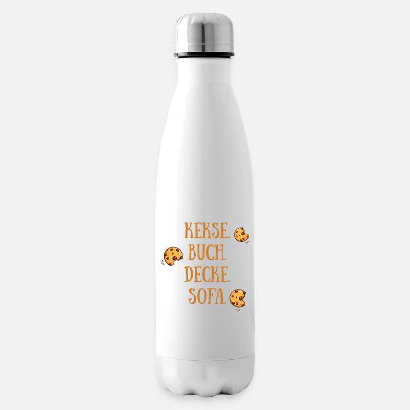 Canapé Couverture Cookie Book - Bouteille isotherme - blanc