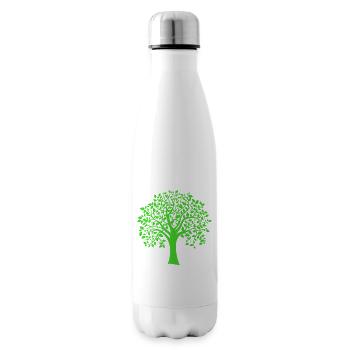 Icon Green Jumbo Tree Print Silhouette - Isolierflasche - Weiß - Rechts
