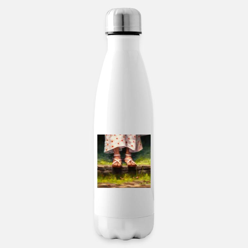 Echos des Frühlings - Isolierflasche - Weiß