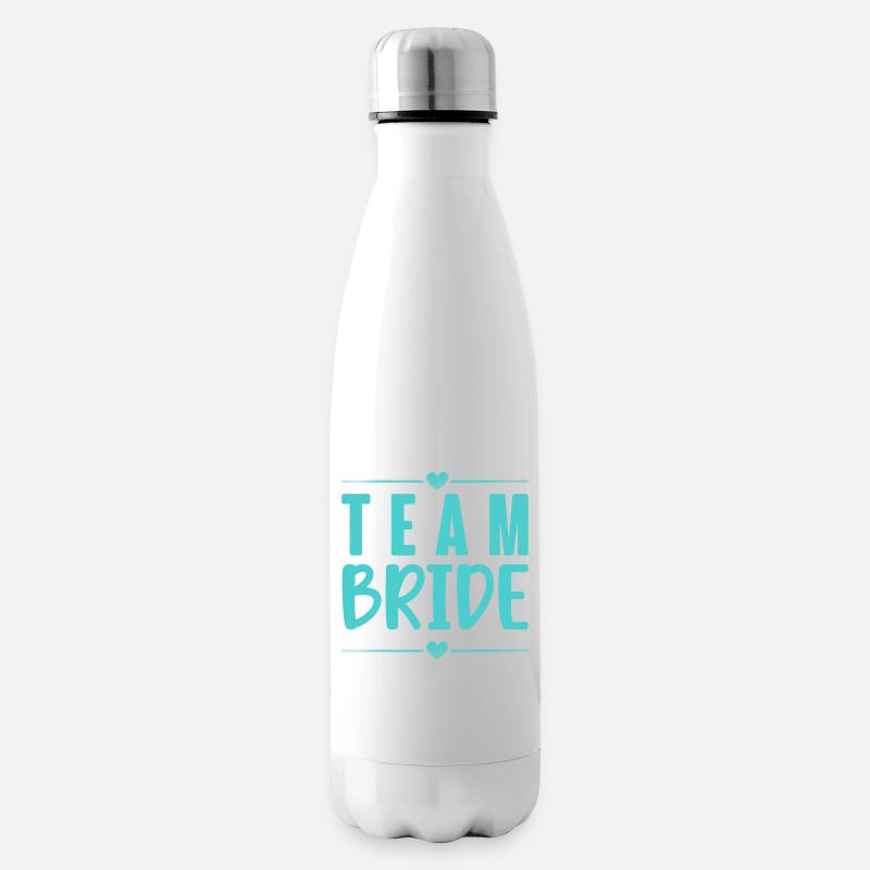 Team Braut JGA - Isolierflasche - Weiß