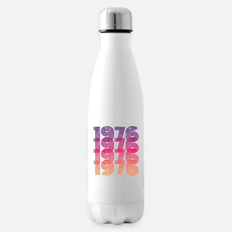Vintage 1976 - Isolierflasche - Weiß