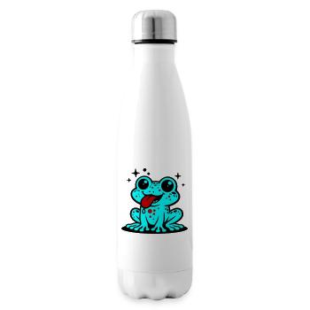 Grenouille Comique Crapaud - Bouteille isotherme - blanc - Droite