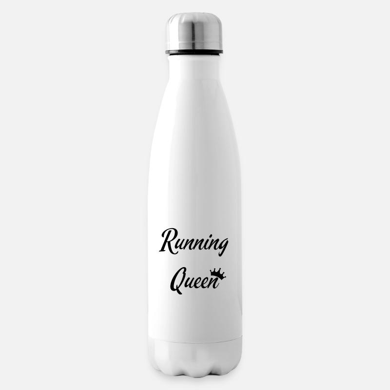 Running Queen - Isolierflasche - Weiß