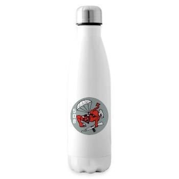 508. Luftlandedivision „Rote Teufel“ aus dem Zweit - Isolierflasche - Weiß - Rechts