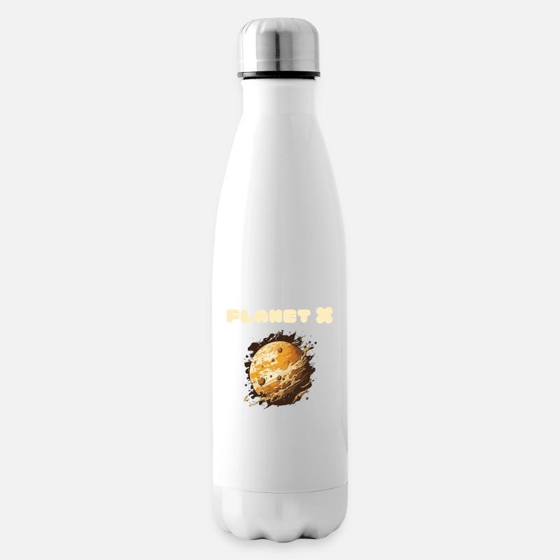 Planet X Planet 9 - Insulated Water Bottle - white