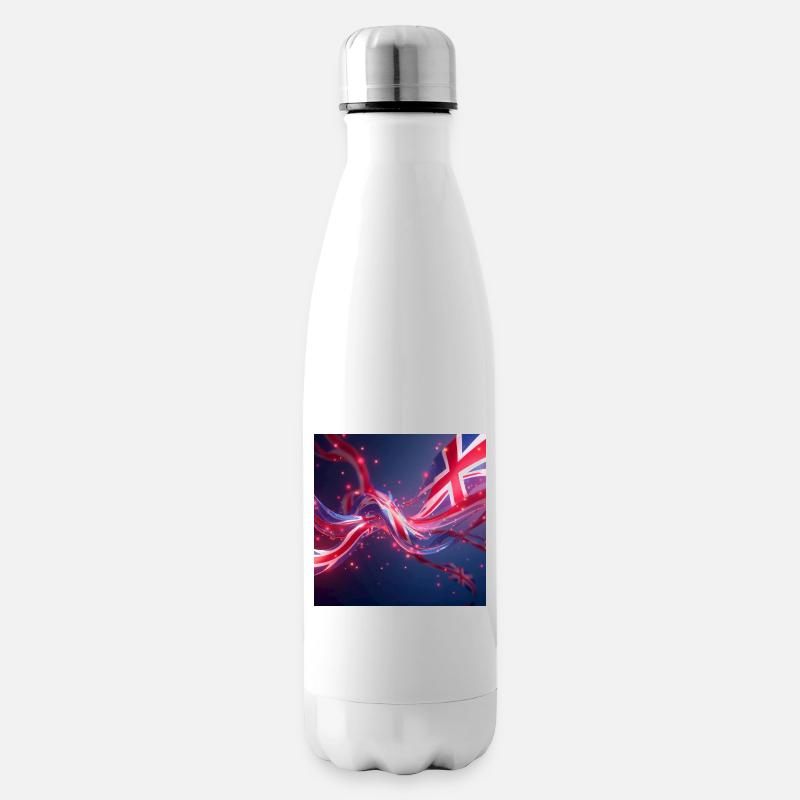 drapeaux_GB2 - Bouteille isotherme - blanc