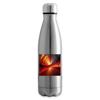 Flaggen Deutschland - Isolierflasche - Lightsilver - Rechts