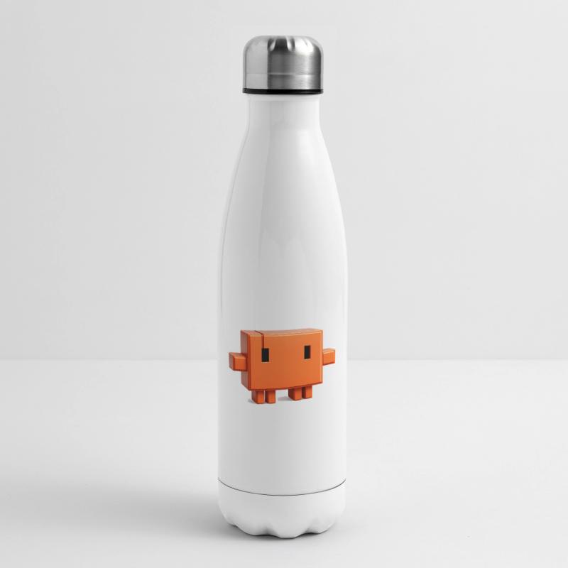 Claude Code Pixel 3D Mascot Cute Dev Sticker Bouteille isotherme