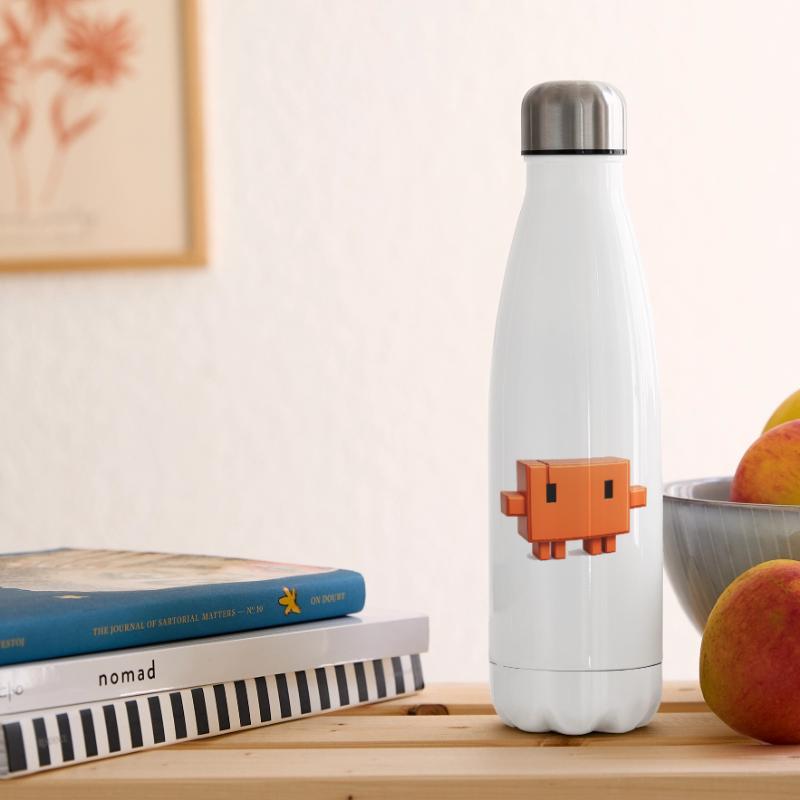 Claude Code Pixel 3D Mascot Cute Dev Sticker Bouteille isotherme
