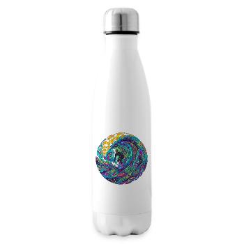Psychedelische Surfwelle - Isolierflasche - Weiß - Rechts