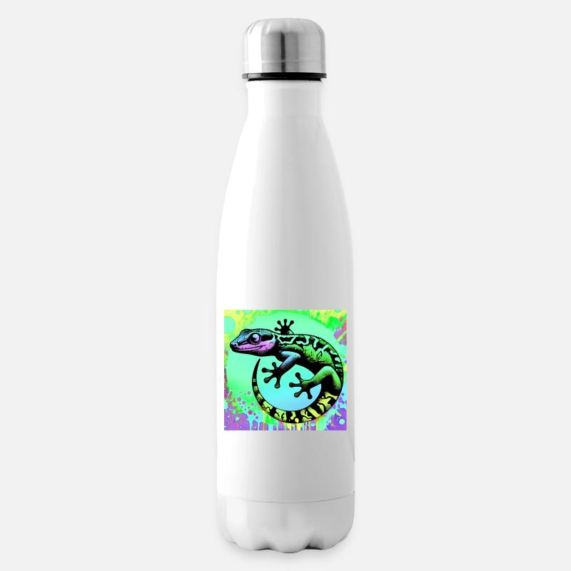 Gecko - Isolierflasche - Weiß