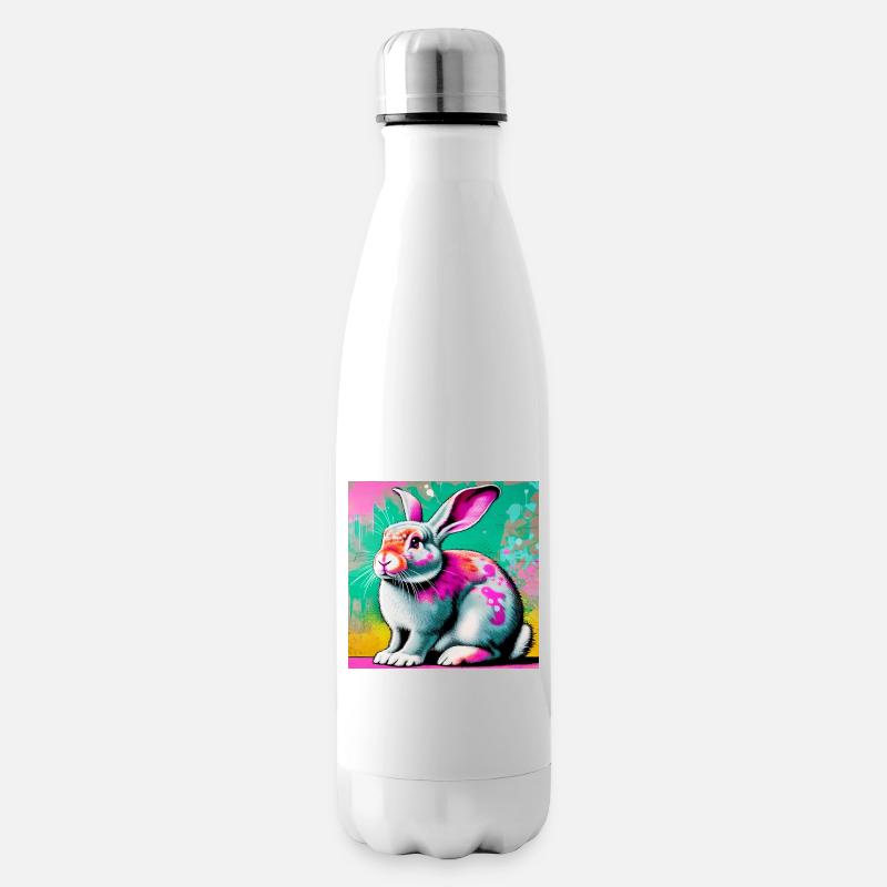 lapin - Bouteille isotherme - blanc