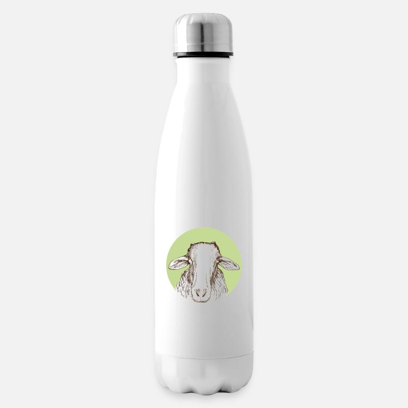 Sheep - Insulated Water Bottle - white