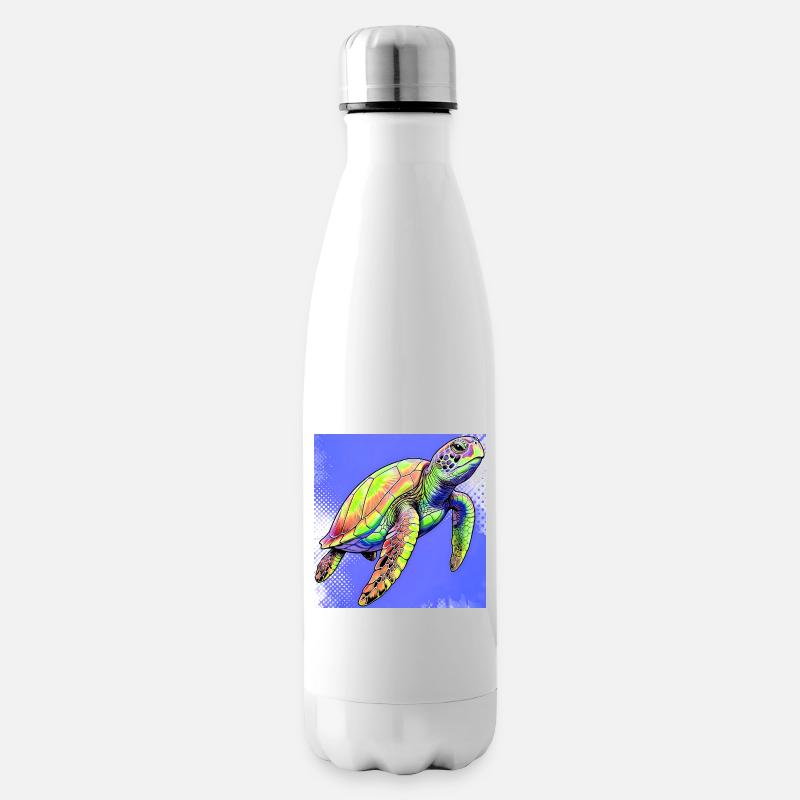 tortue - Bouteille isotherme - blanc