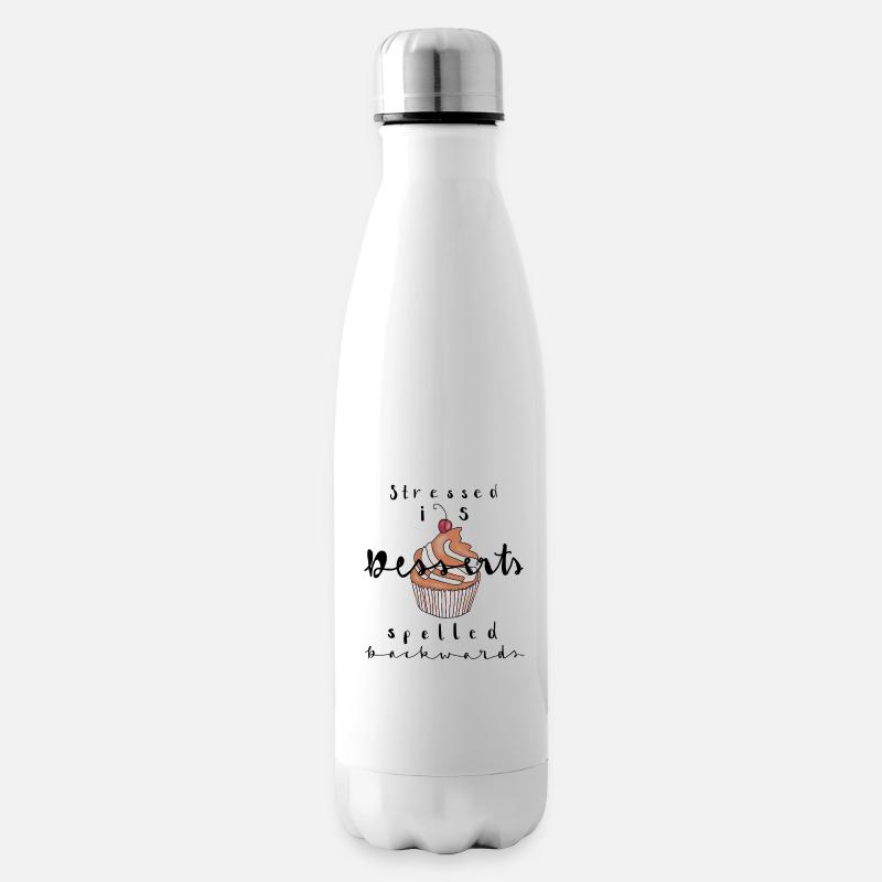 Cupcake - Bouteille isotherme - blanc