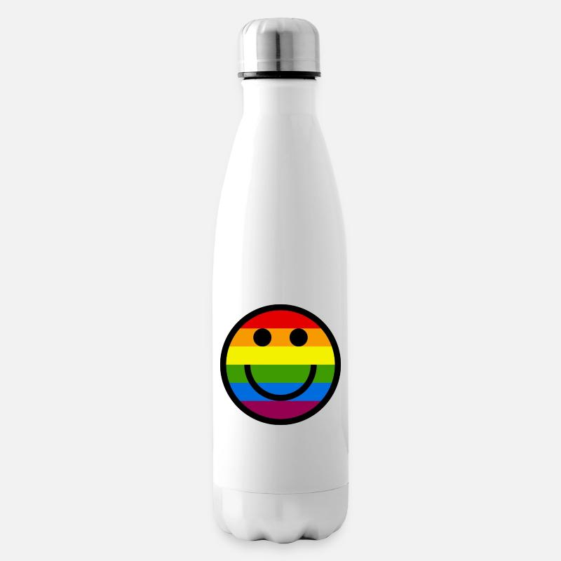 Pride Smile - Insulated Water Bottle - white
