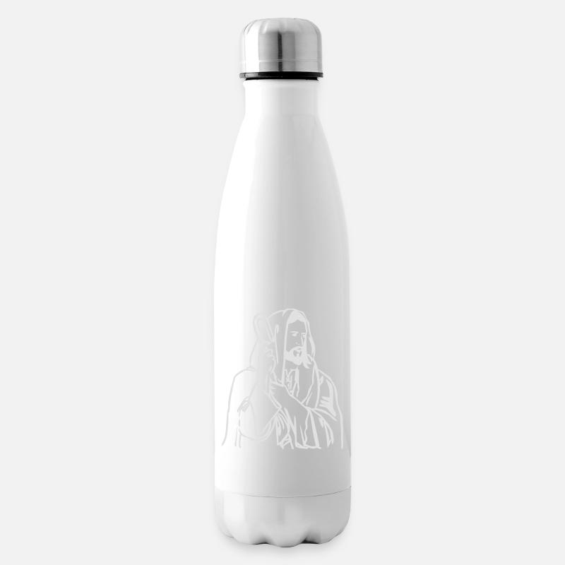 Jesus - Isolierflasche - Weiß
