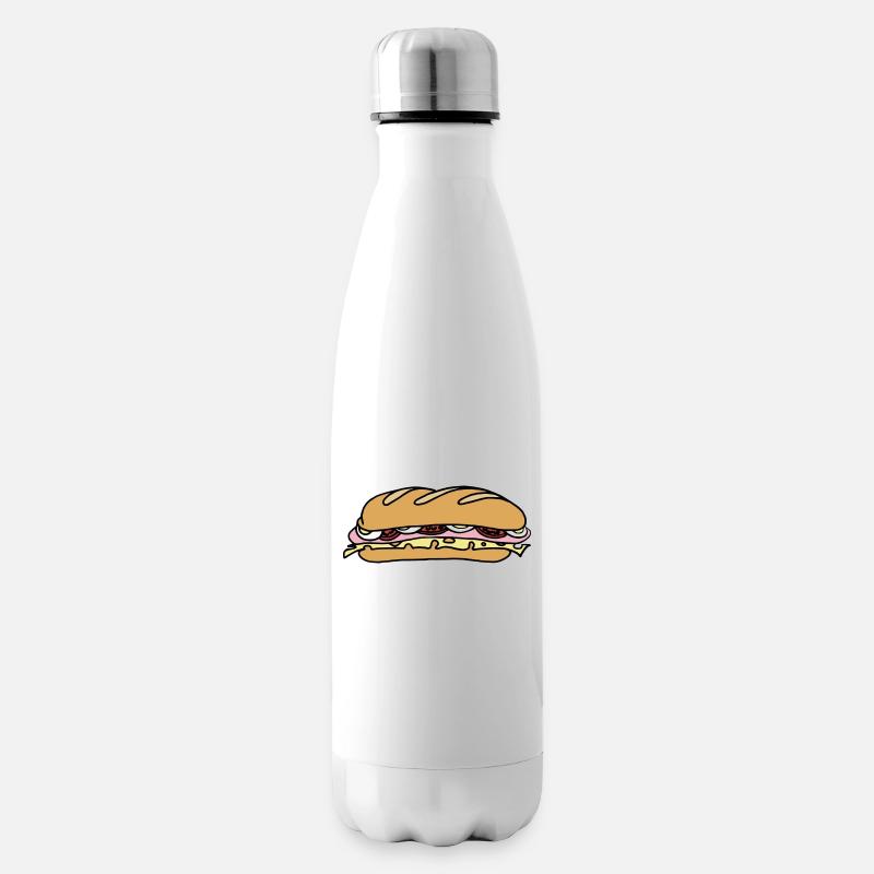 sandwich - Bouteille isotherme - blanc