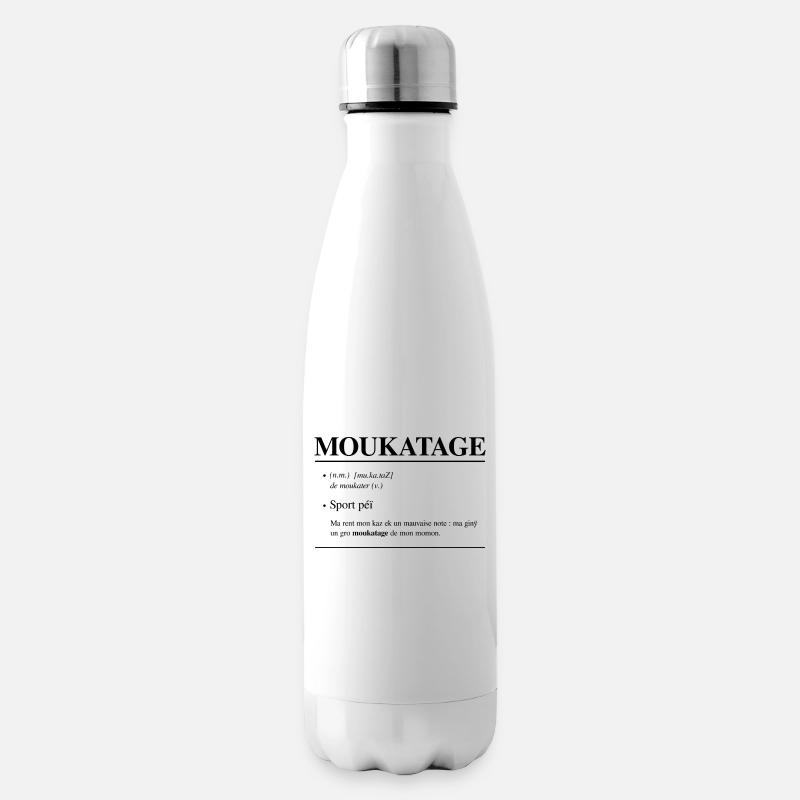 Moukatage - Bouteille isotherme - blanc