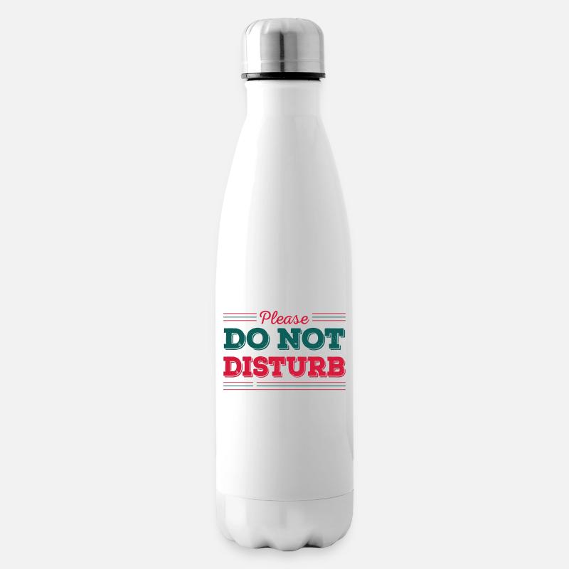 Bitte nicht stören - Isolierflasche - Weiß