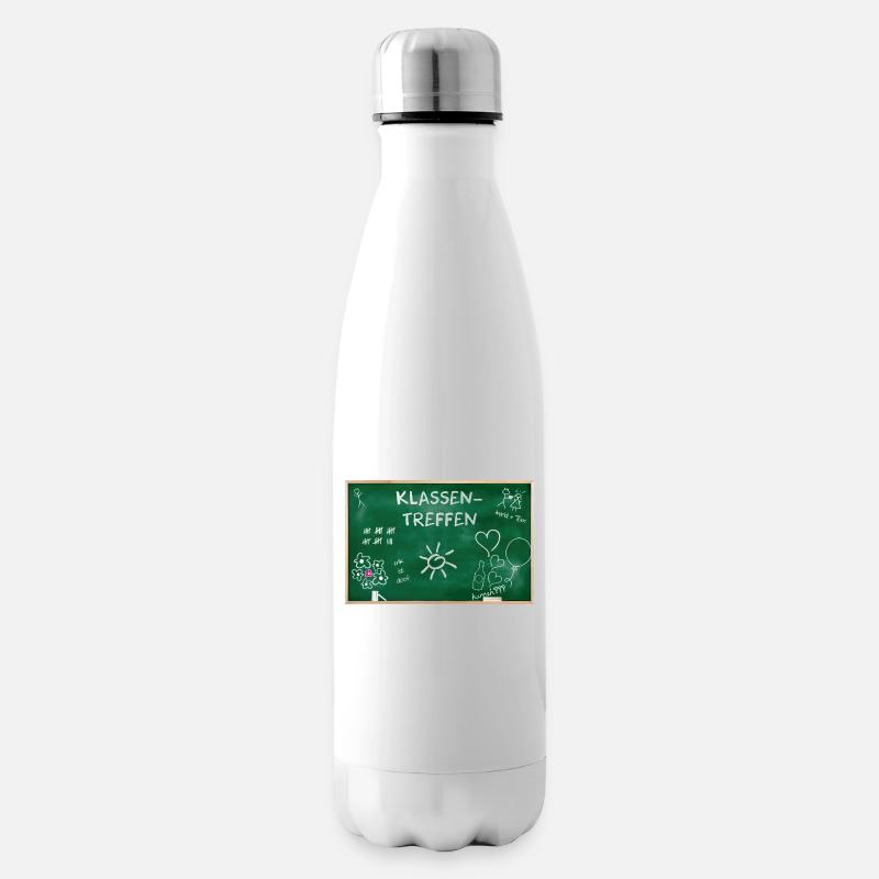 Klassentreffen Schule Geschenk Klasse Treffen Idee - Isolierflasche - Weiß