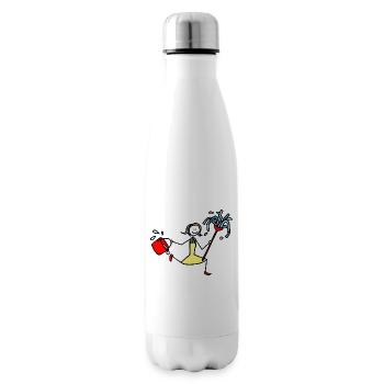 Femme de ménage - Bouteille isotherme - blanc - Droite