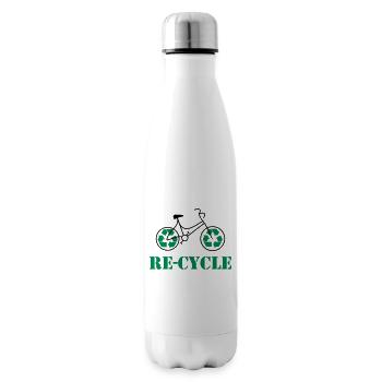Re cycle - Bouteille isotherme - blanc - Droite